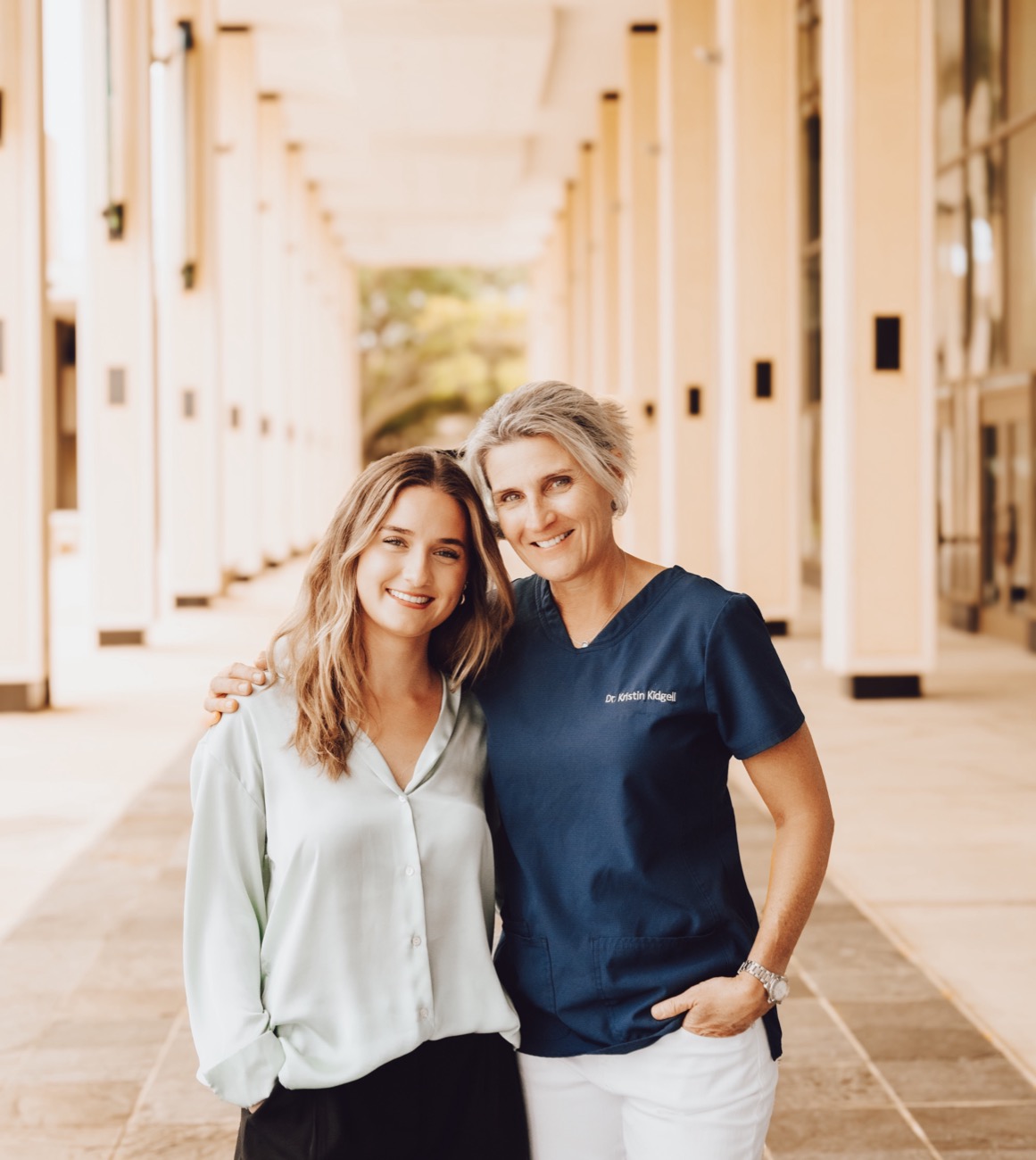Dr. Kristin Kidgell with her daughter Madisyn Kidgell